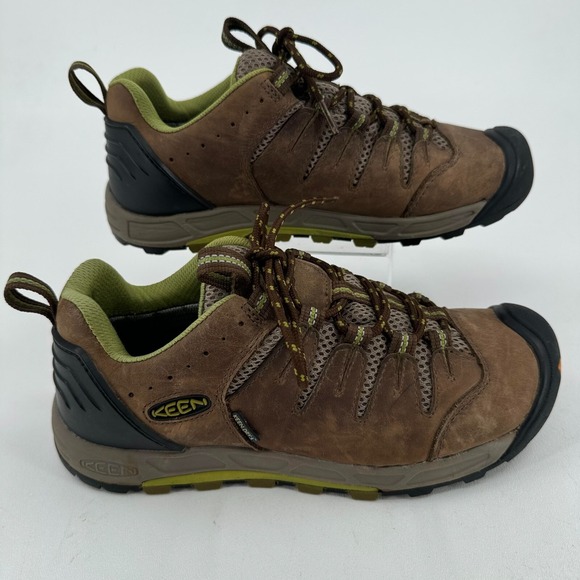 Keen Bryce WOMENS Brown Leather Lace Up Hiking Shoes Sneakers SIZE 7.5 - Picture 10 of 15